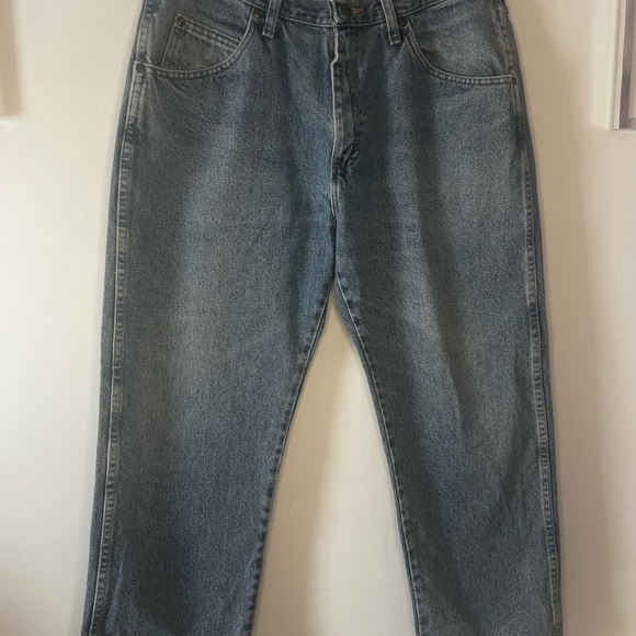 Wrangler Denim - Wrangler Women’s Wide Leg Jeans - Light Blue Denim